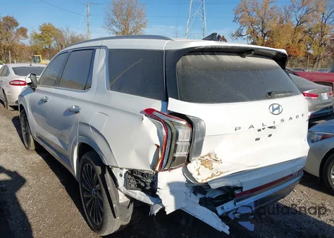 2024 Hyundai Palisade Calligraphy from USA, damaged, VIN KM8R7DGE7RU664258